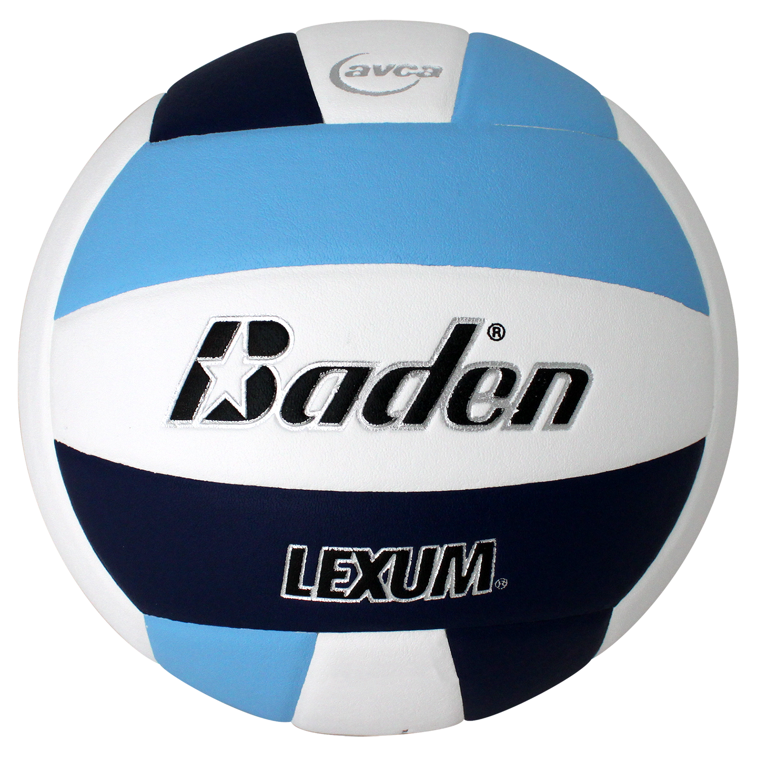 Baden Lexum Microfiber Volleyball (Non NFHS) Equipment Baden Carolina Blue/Navy/White