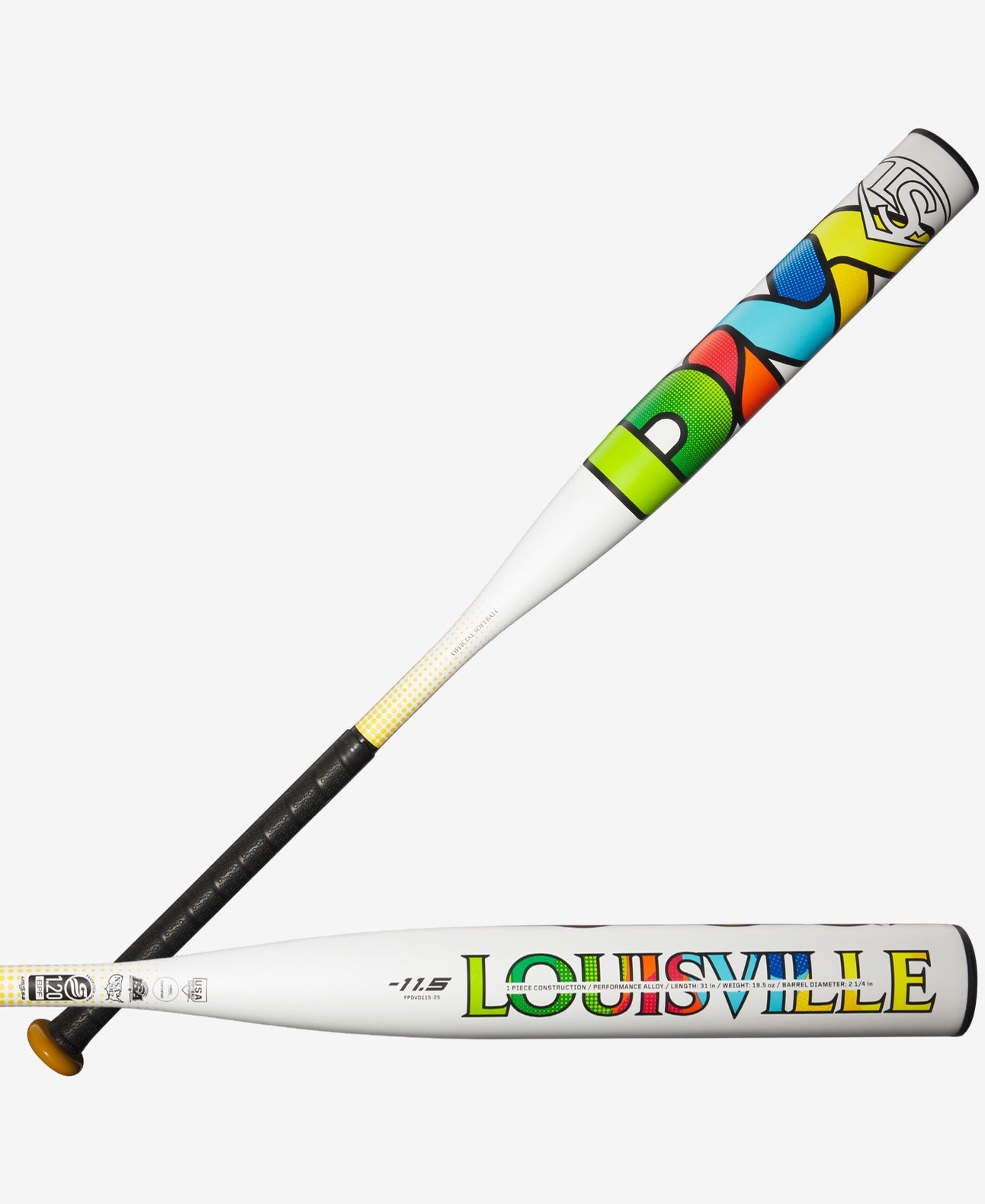 Louisville Slugger 2025 Diva Fastpitch Softball Bat (-11.5) Equipment Wilson 27"/15.5 oz.