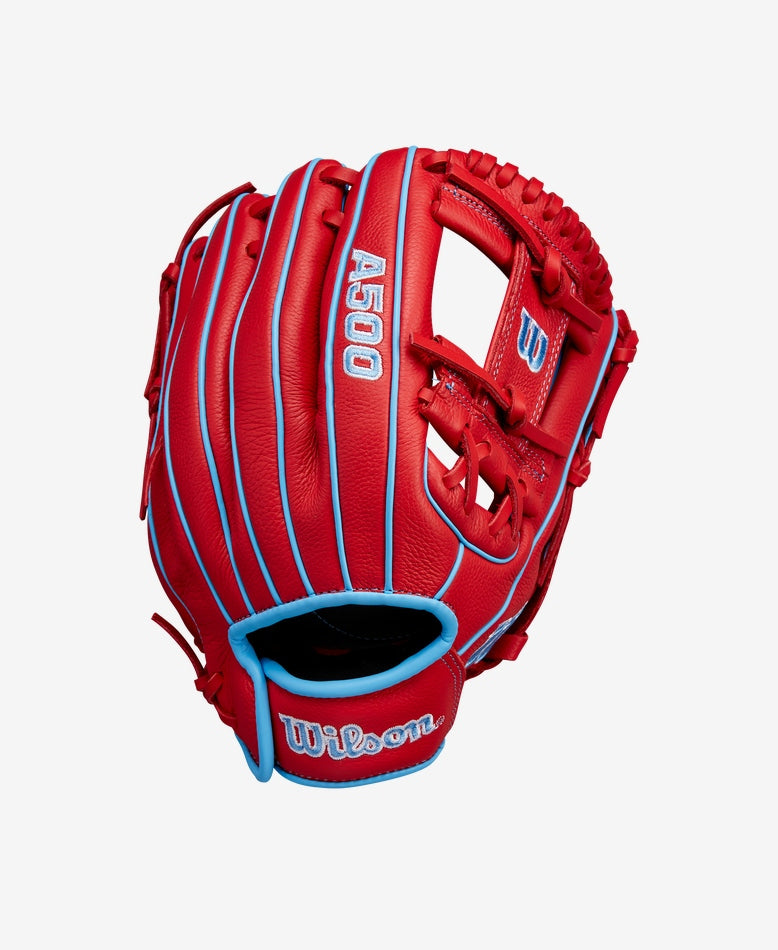 Wilson 2025 A500 11.5" Baseball Glove Equipment Wilson Red/Blue/White Right Hand Throw