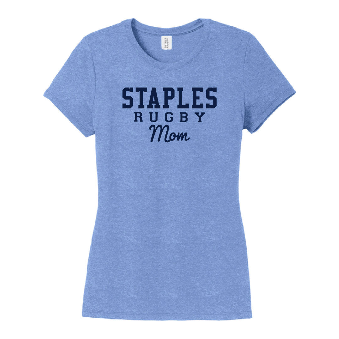 Staples Rugby MOM Tri Blend Tee Logowear Staples Rugby Ladies XS