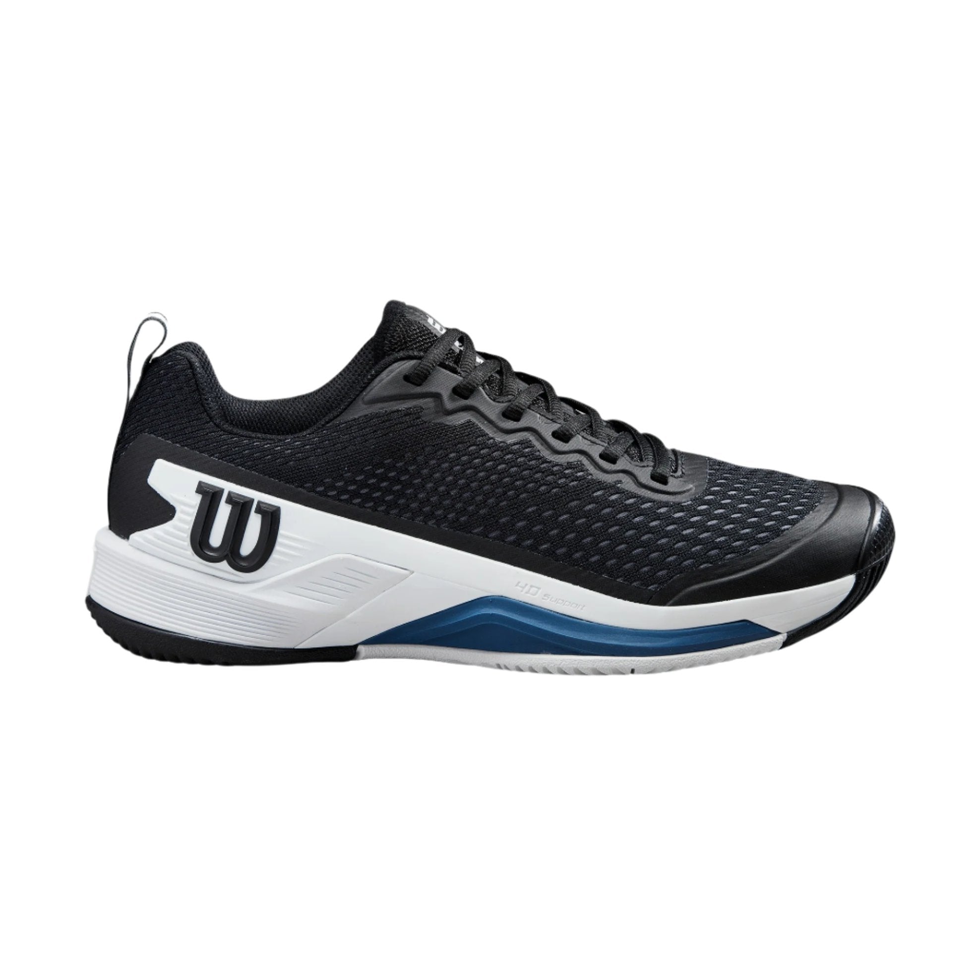 Wilson Men's Rush Pro 4.5 Footwear Wilson Black/White/Ensign Blue 11 