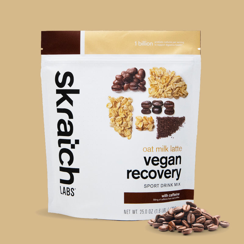 Skratch Recovery Sport Drink Mix Hydration Skratch Labs Vegan Oat Milk Latte