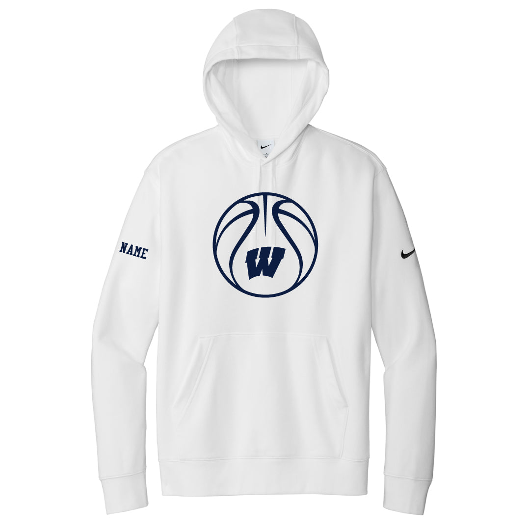 Westport Basketball Nike Hooded Sweatshirt Logowear Westport Basketball W White Ladies S