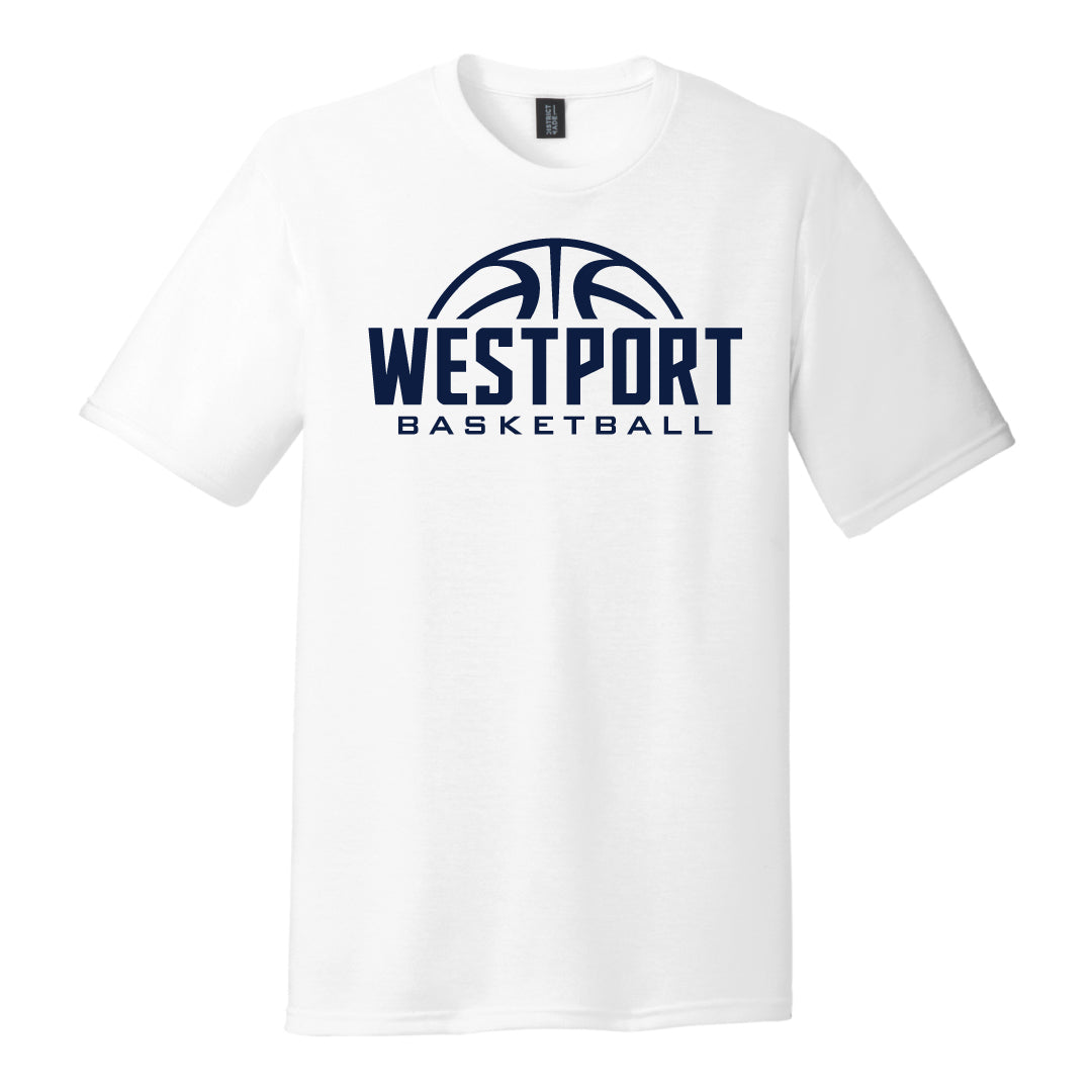Westport Basketball Tri Blend Tee Logowear Westport Basketball