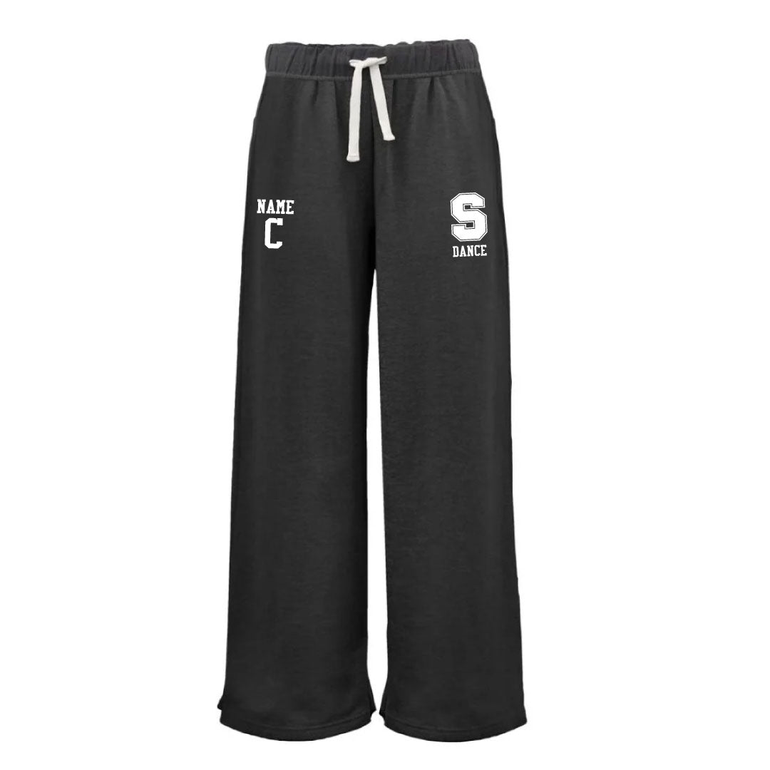 Staples Dance Team Wide Leg Sweatpants Logowear Staples Dance Team Black Ladies XS