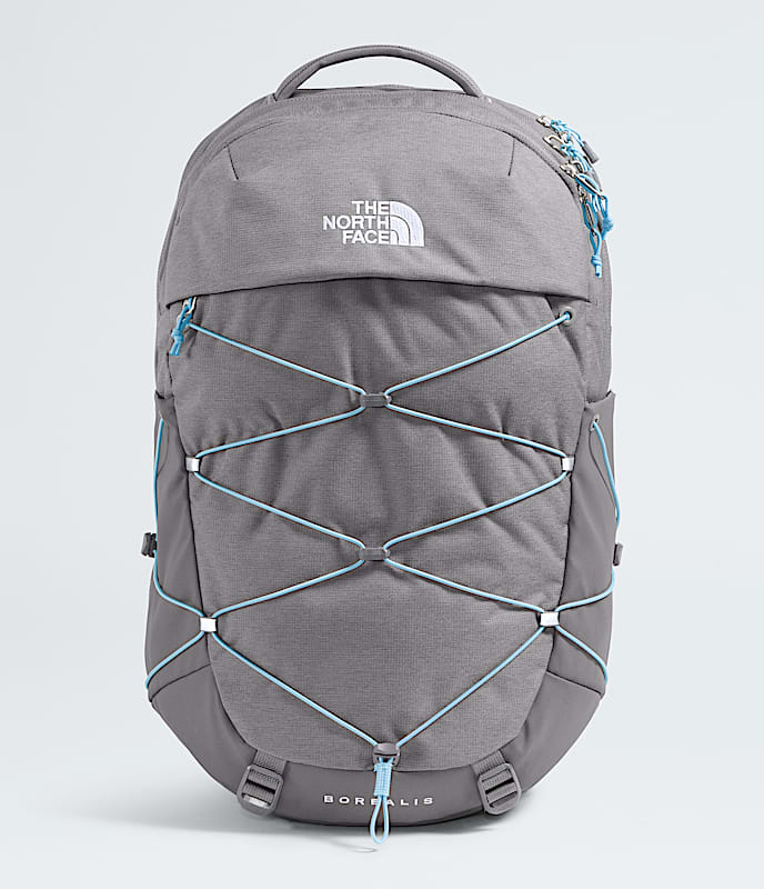 The North Face Women's Borealis Backpack Accessories North Face Zinc Grey Dark Heather/Powder Blue-55U