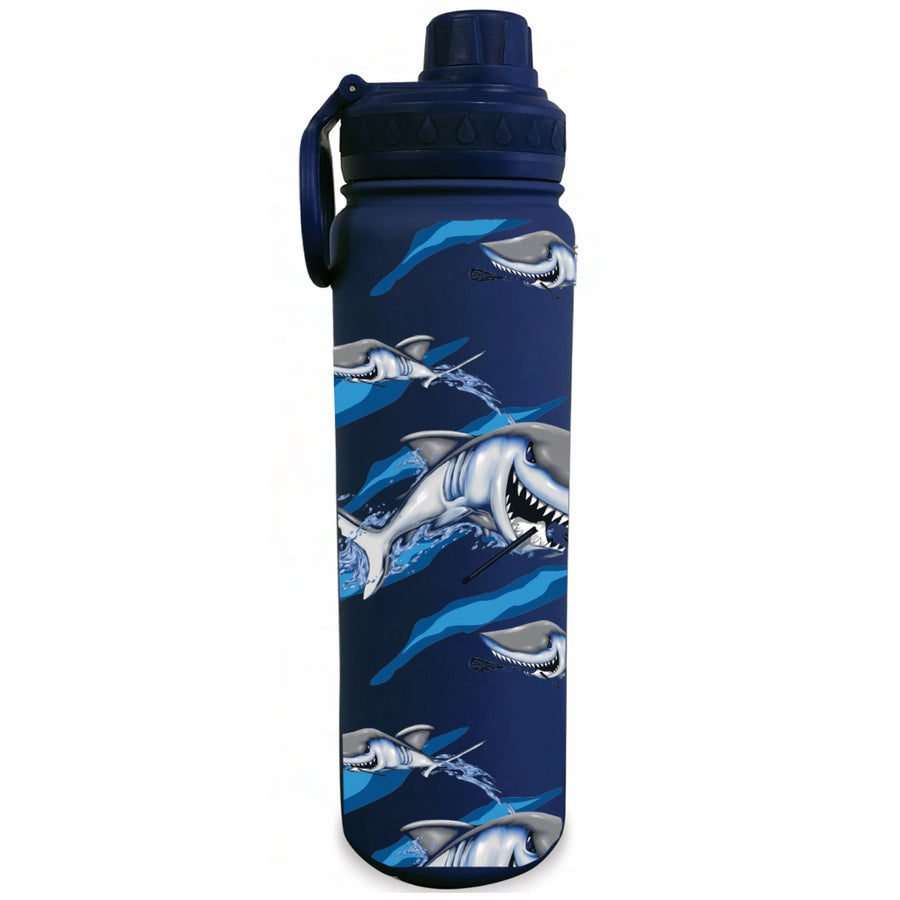 Flow Society 24 oz Stainless Steel Water Bottle Accessories Flow Society Great White