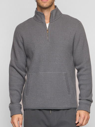 Fundamental Coast Men's Longshoreman Quarter Zip Apparel Fundamental Coast Graphite Small