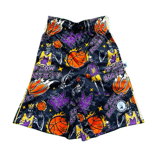 Flow Society Boys Skeleton Hoops Short Apparel Flow Society XSmall  