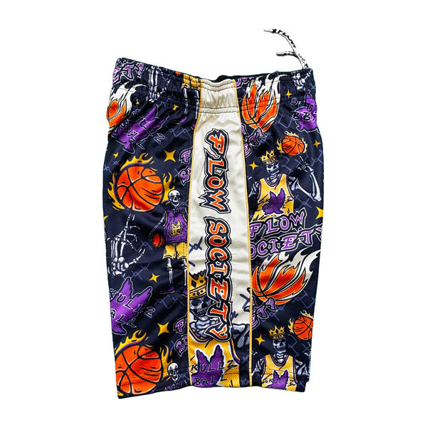 Flow Society Boys Skeleton Hoops Short Apparel Flow Society   