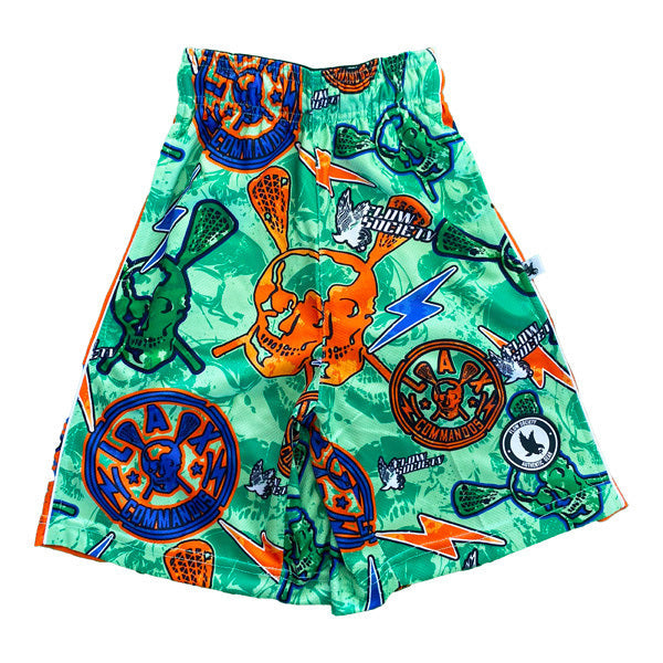 Flow Society Boys' Lax Commando Skulls Short Apparel Flow Society XSmall