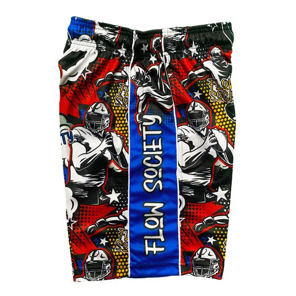 Flow Society Boys Comic Football Attack Short Apparel Flow Society   