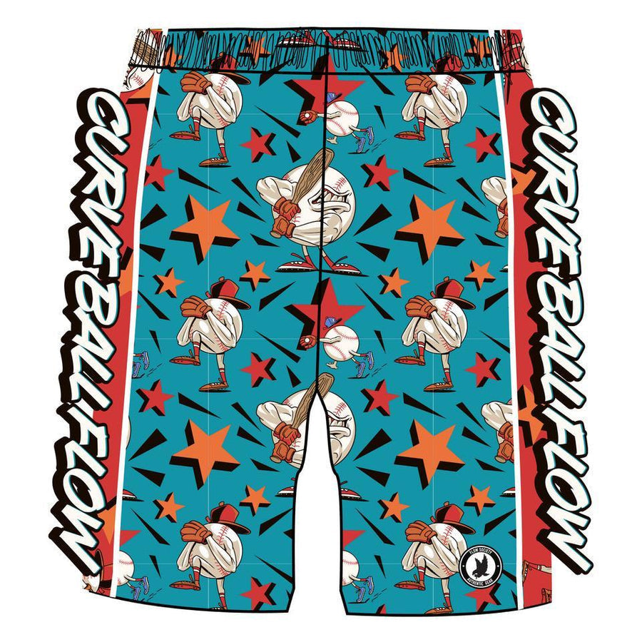 Flow Society Boys Curve Ball Baseball Attack Short Apparel Flow Society XSmall  