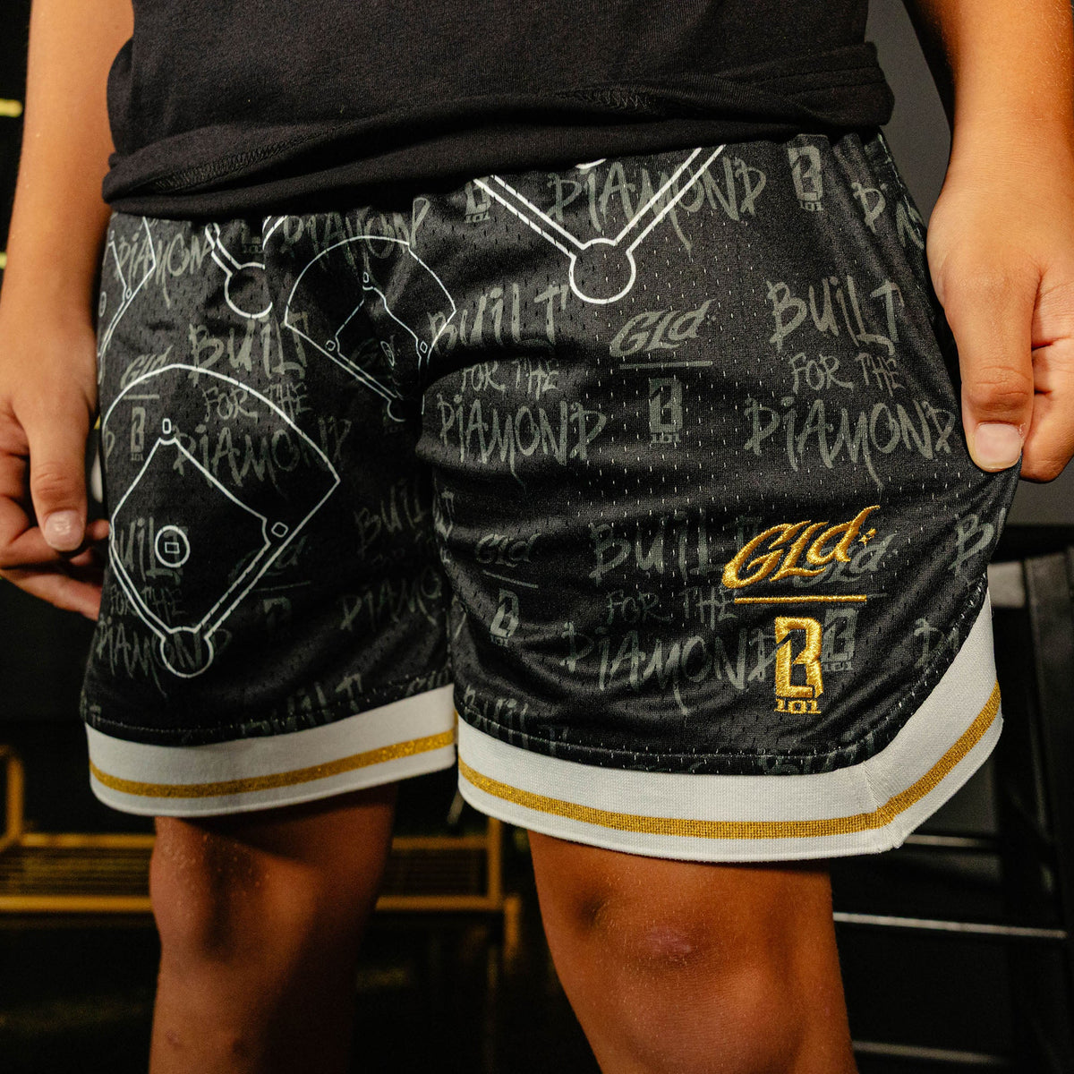 Baseball Lifestyle 101 Youth Built For The Diamond Shorts
