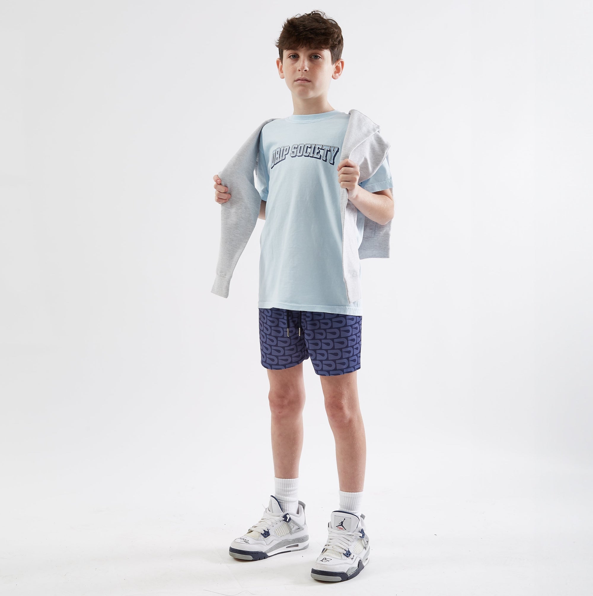The Drip Shop Kids' Drip Icon Shorts Apparel The Drip Shop Navy Youth Small