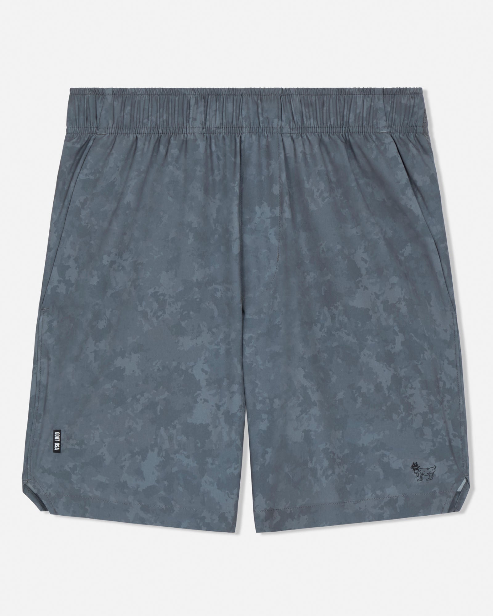 Goat USA Boys' Outline Athletic Shorts Apparel Goat USA Storm Gray Camo Boys' XSmall
