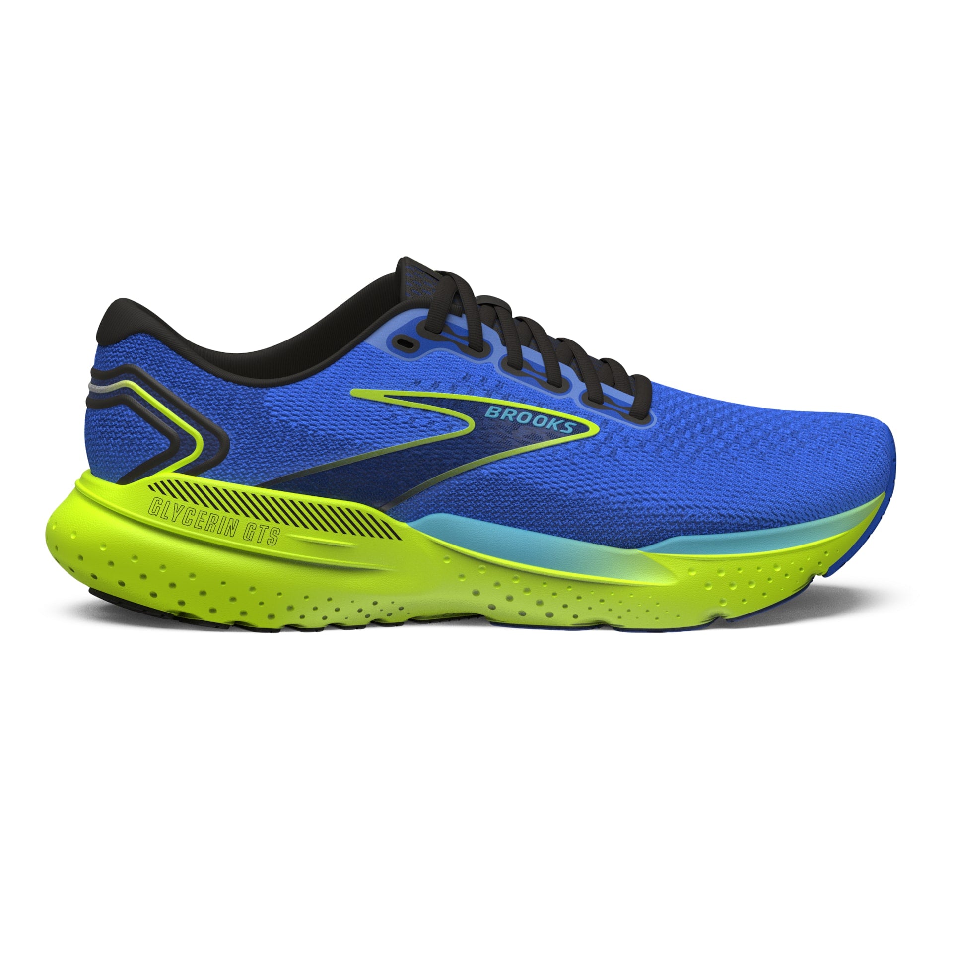 Brooks Men's Glycerin GTS 21 Footwear Brooks Blue/Nightlife/Black-429 10.5 Medium-D