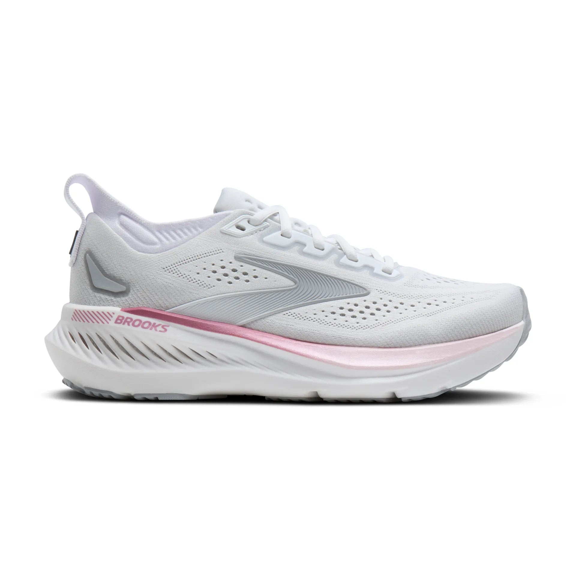 Brooks Women's Glycerin GTS 23 Footwear Brooks White/Harbor Mist/Metallic-133 5.5 Medium-B