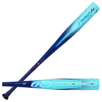 Rawlings Clout AI 2 5/8" BBCOR Baseball Bat(-3) Equipment Rawlings/Easton 31"/28 oz.  