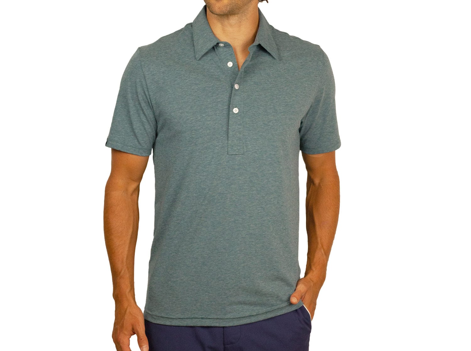 Criquet Men's Performance Range Polo Apparel Criquet Stormy Weather Small