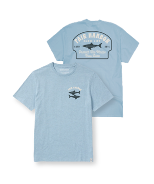 Fair Harbor Mens The Kismet Tee Apparel Fair Harbor Light Blue Slow Life Small