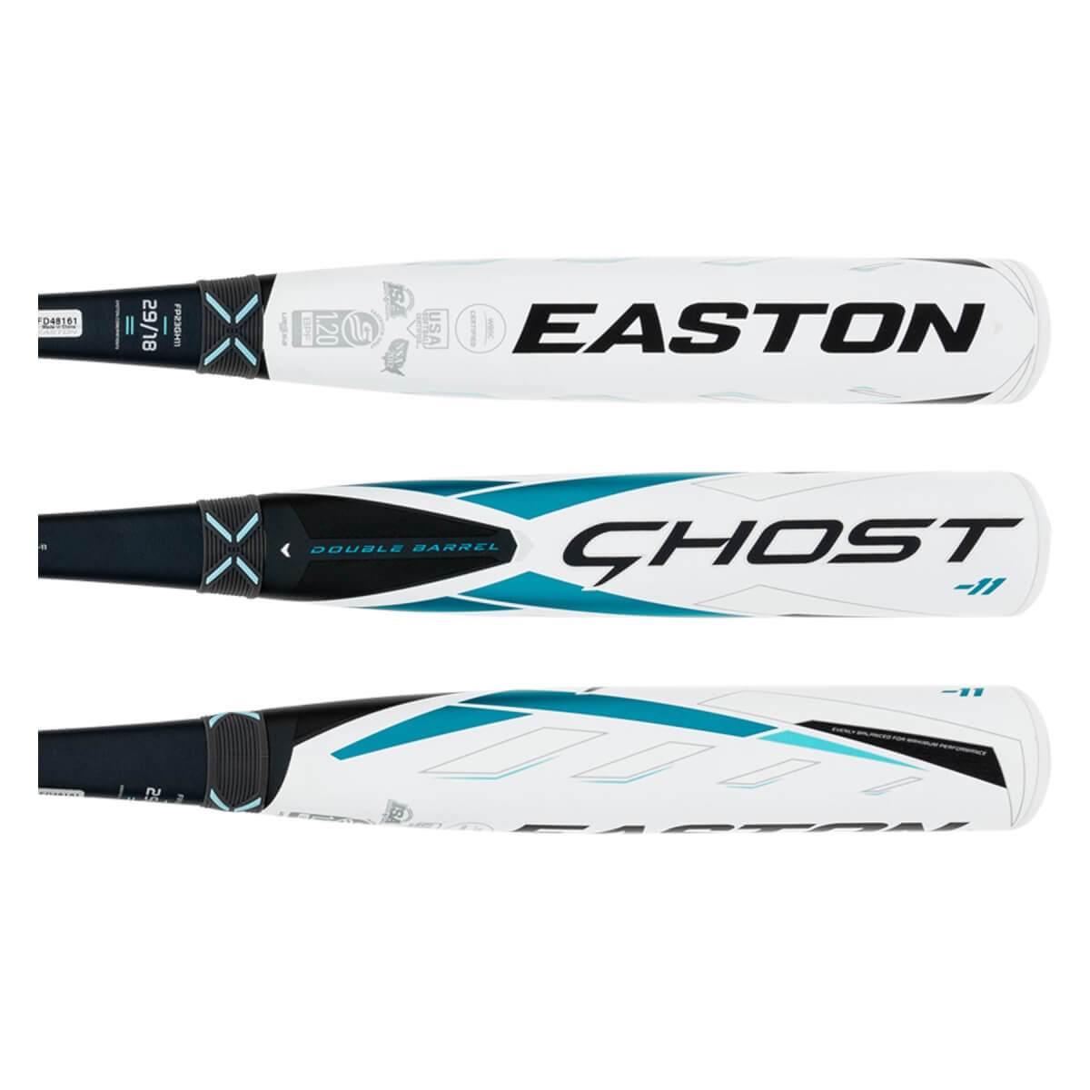 Easton 2023 Ghost Double Barrell Fastpitch Softball Bat (-10) Equipment Rawlings/Easton   