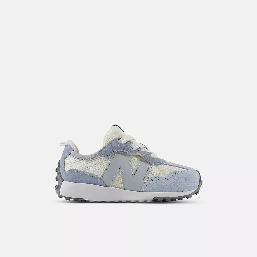 New Balance Kids' 327 New-B Hook & Loop (TDV) Footwear New Balance Light Arctic Grey/Light Zinc Blue-9BX 5