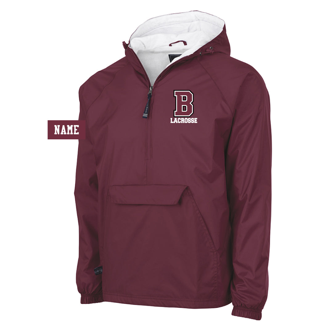 Bethel Girls Lacrosse Hooded 1/4 Zip Windbreaker Logowear Bethel Girls Lacrosse Adult S