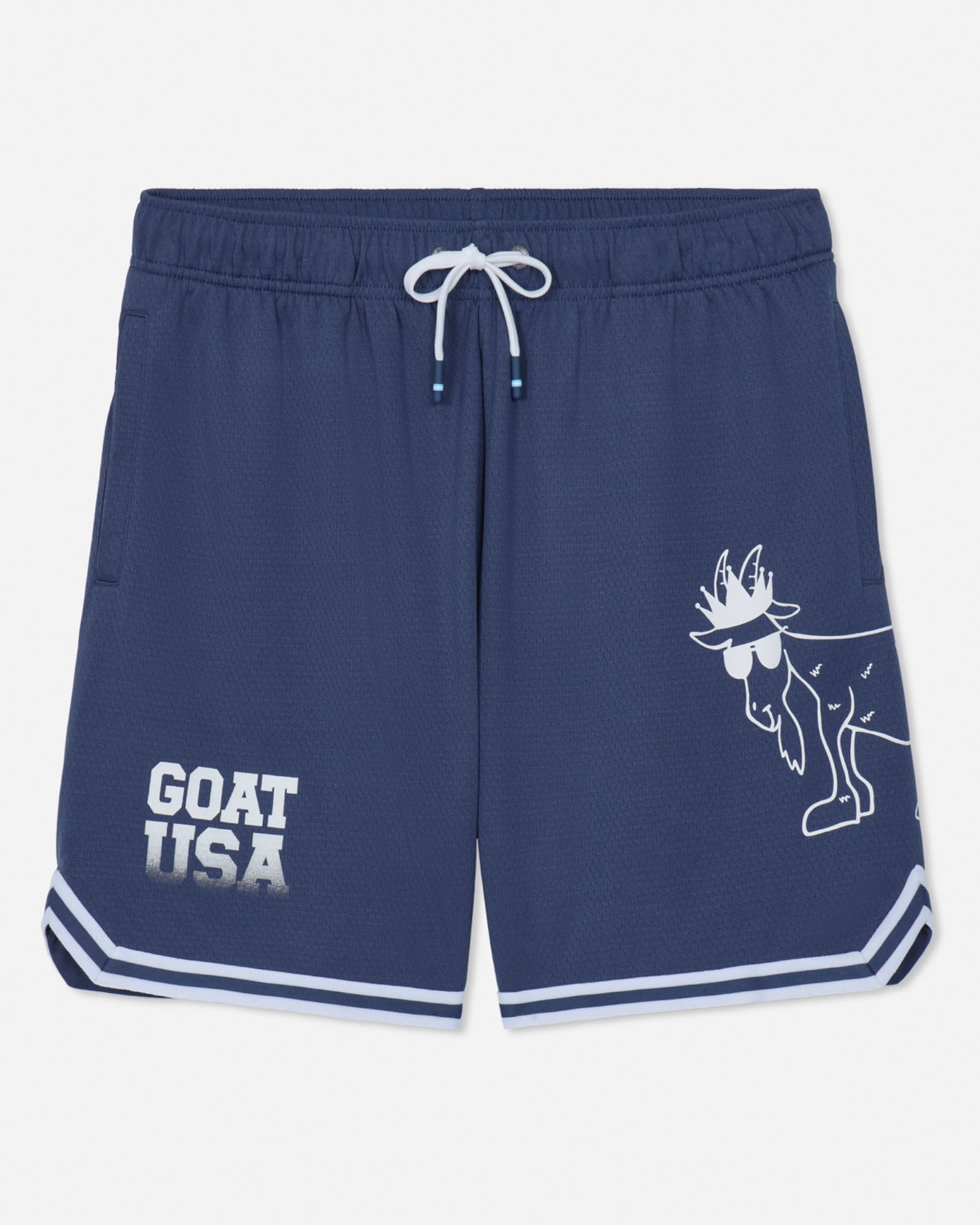 Goat USA Boys' Big Goat Mesh Shorts Apparel Goat USA Navy Youth XSmall