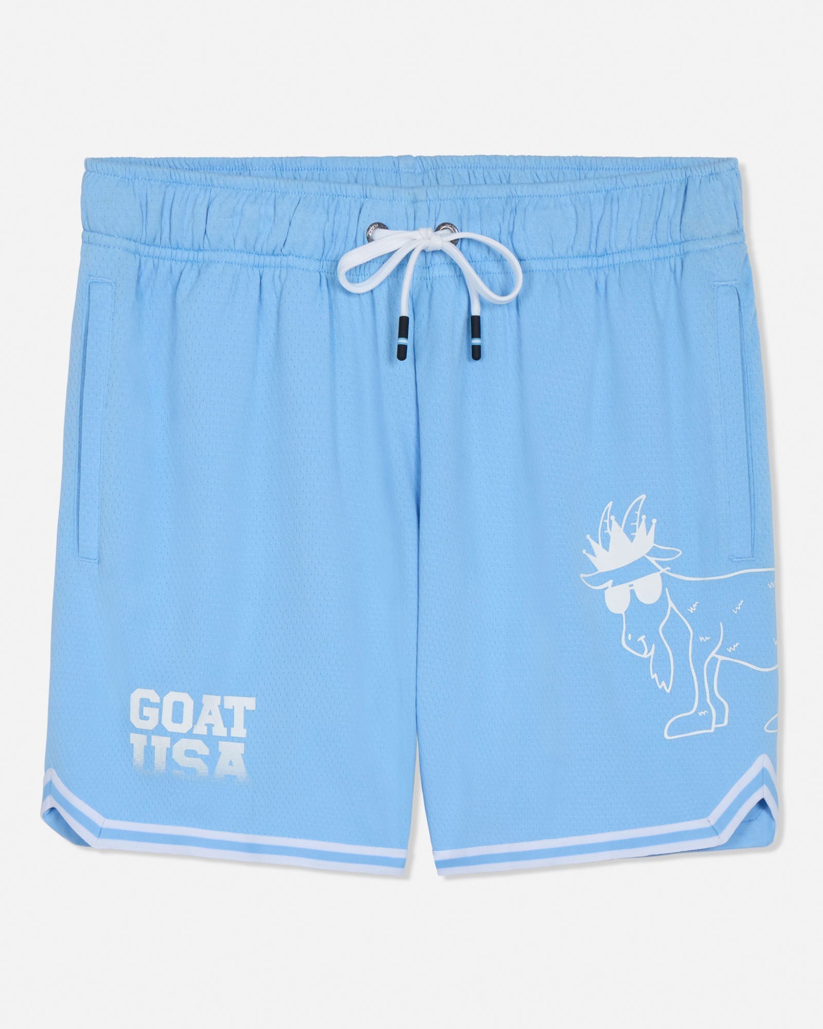 Goat USA Boys' Big Goat Mesh Shorts Apparel Goat USA Carolina Blue Youth XSmall