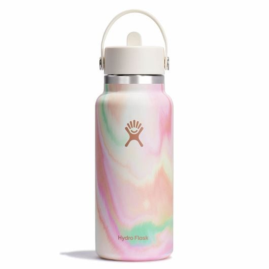 Hydro Flask 32 oz Wide Mouth with Flex Straw Cap Accessories Hydro Flask Sugar Crush  