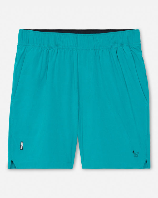 Goat USA Boys' Outline Athletic Shorts Apparel Goat USA Teal Blue Boys' XSmall
