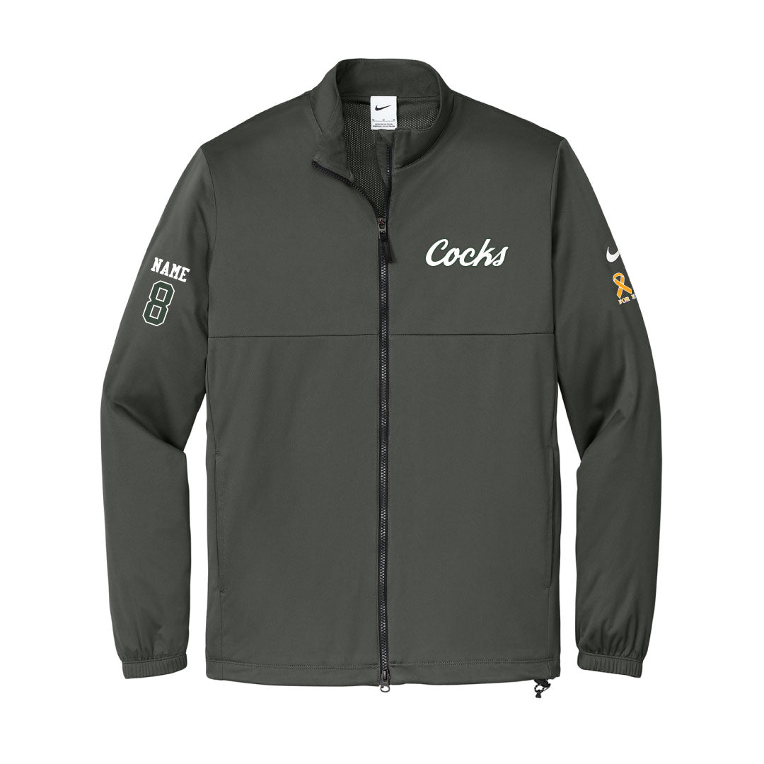 USC Rugby Anthracite Nike Storm-FIT Full-Zip Jacket Logowear University of So. Carolina Rugby Mens S