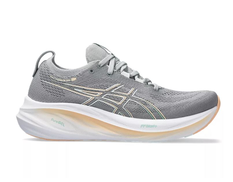 ASICS Women's Gel-Nimbus 26 Footwear ASICS Sheet Rock/Pale Mint-020 6 Medium-B