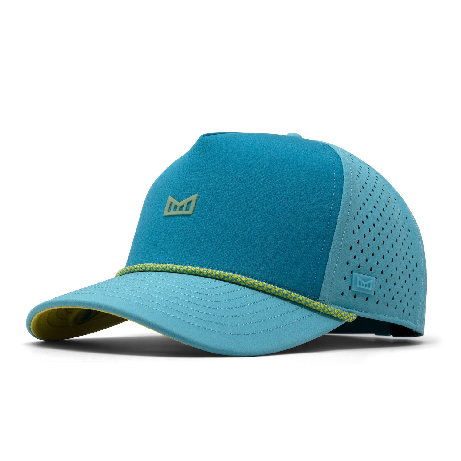 Melin Hydro Odyssey Rope Bulls Icon Hat Accessories Melin Blue Lagoon Classic