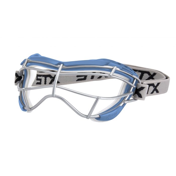 STX 4Sight Focus-S Lacrosse Goggle Equipment STX, INC Senior Carolina Blue 