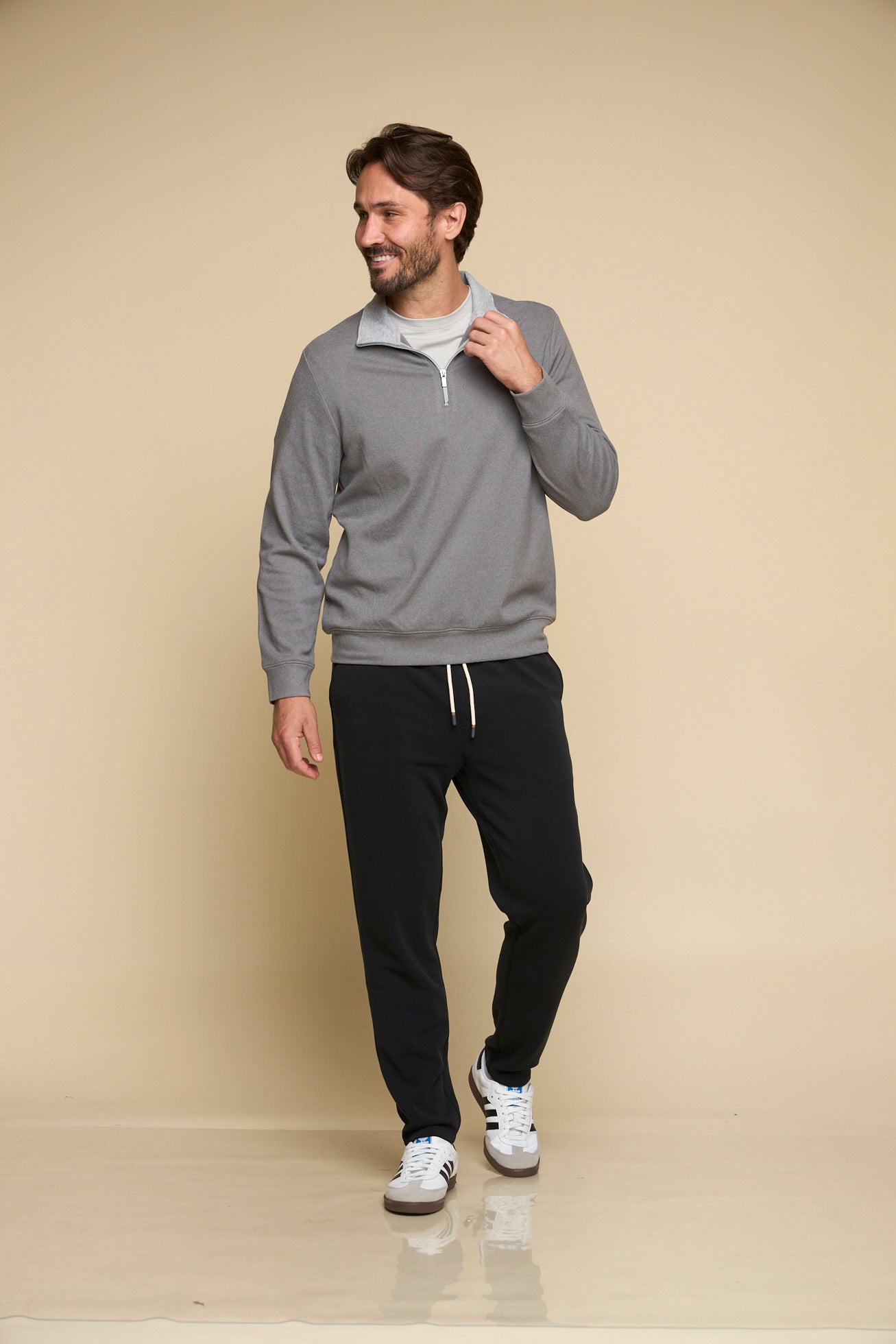 Fundamental Coast Men's Northend Quarter Zip Apparel Fundamental Coast Smoke Small