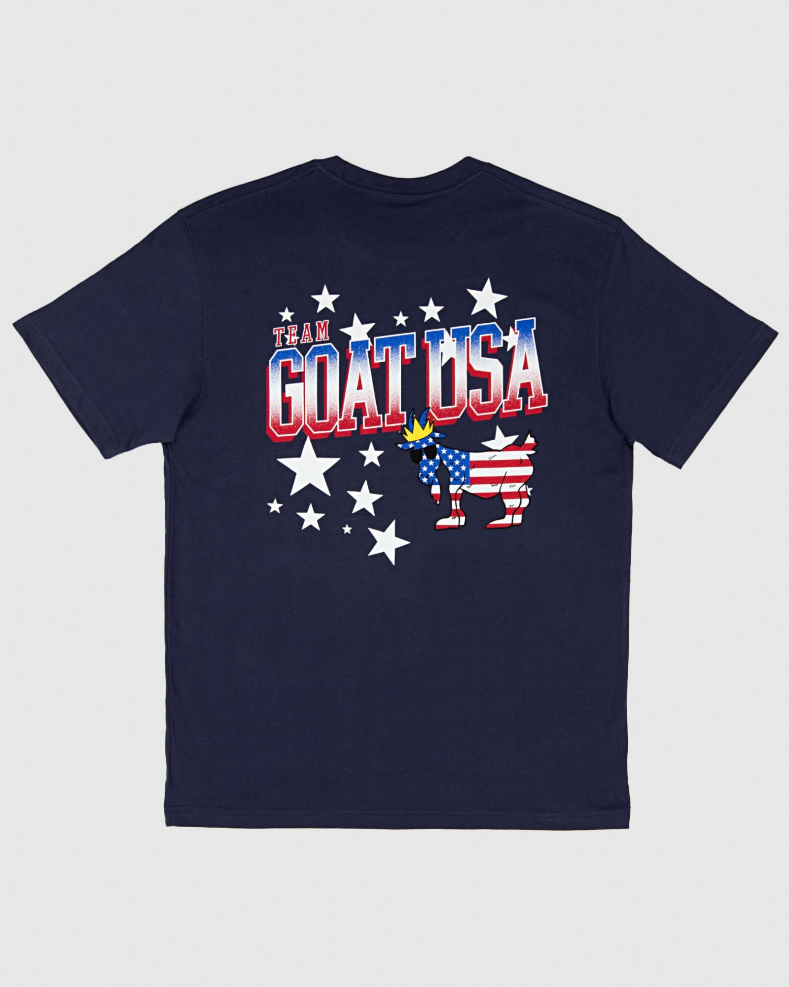 Goat Usa Youth Team Goat Usa T Shirt Apparel Goat USA Navy Youth Small 