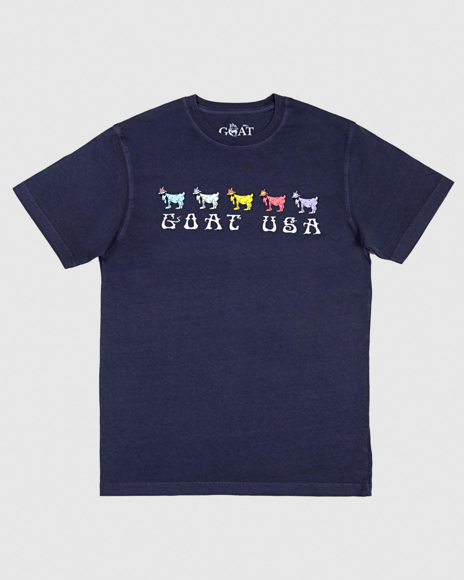 Goat USA Youth Friend Of The Goat T Shirt Apparel Goat USA Navy Youth Small 