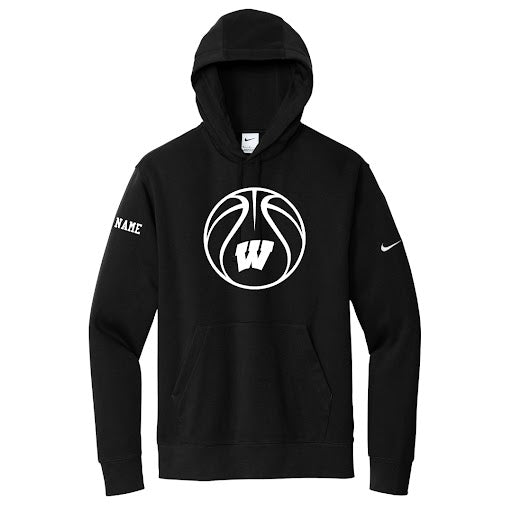 Westport Basketball Nike Hooded Sweatshirt Logowear Westport Basketball W Black Ladies S