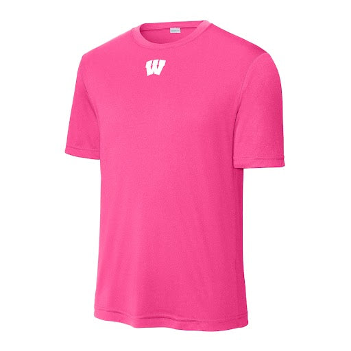 Westport Basketball Performance Short Sleeve Logowear Westport Basketball Pink Youth S W