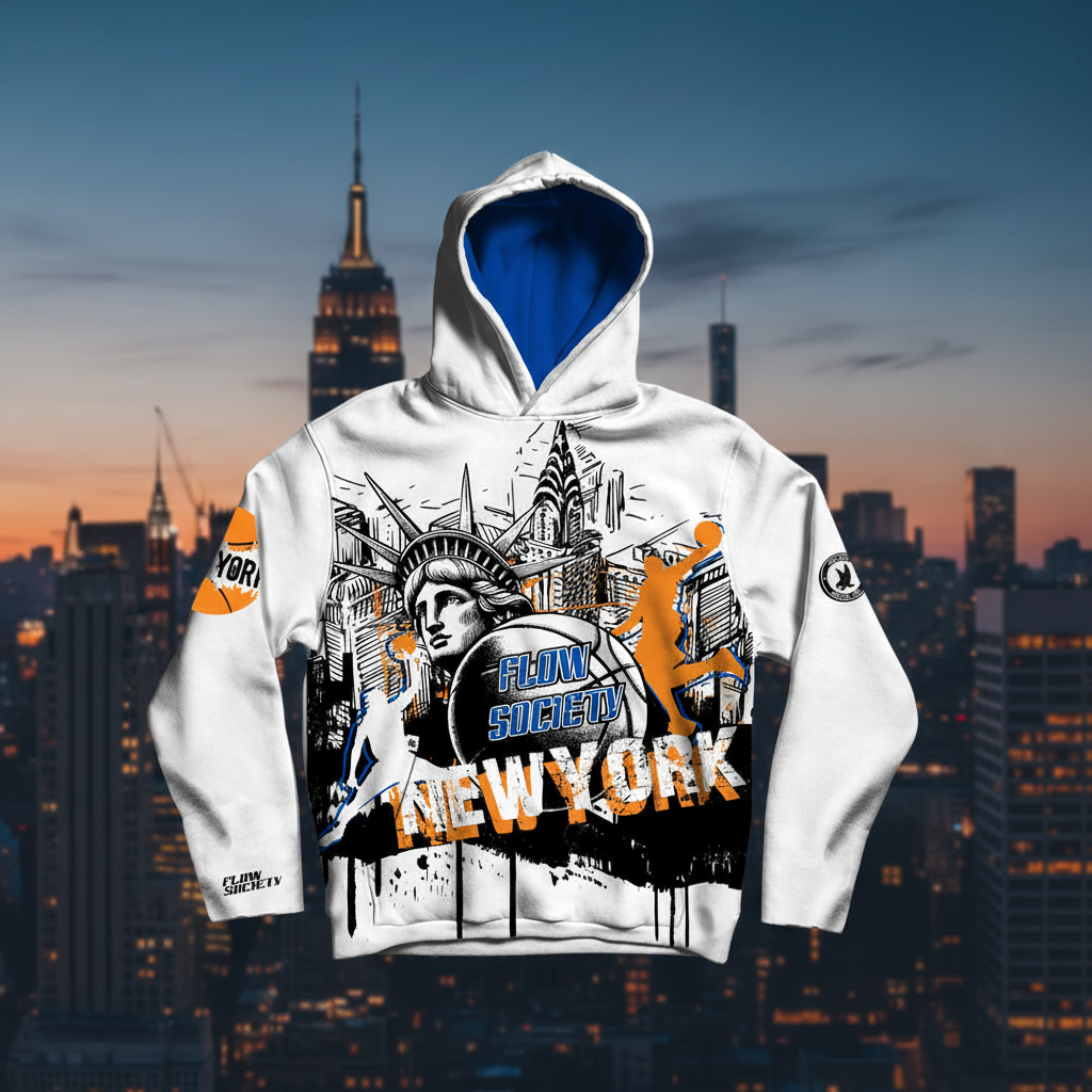 Flow Society Kids' NY Hoops Hoodie Apparel Flow Society
