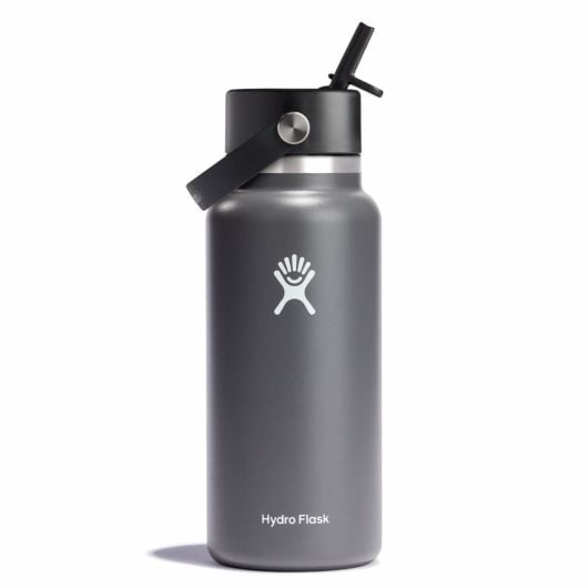 Hydro Flask 32 oz Wide Mouth with Flex Straw Cap Accessories Hydro Flask Stone  