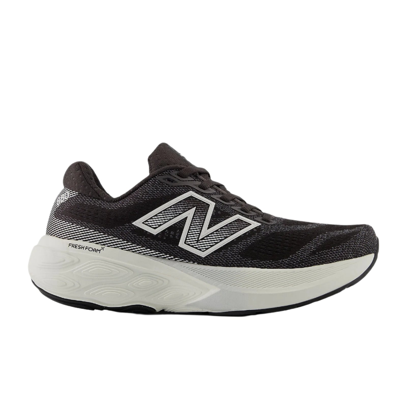 New Balance Women's Fresh Foam X 880v15 Footwear New Balance Black Cement/Sea Salt/Silver Metallic-H 6 Medium-B