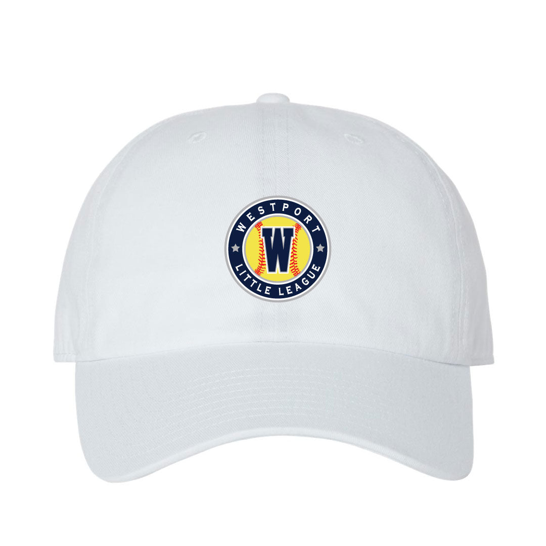 Westport LL Softball Hat Logowear Westport LL Softball White