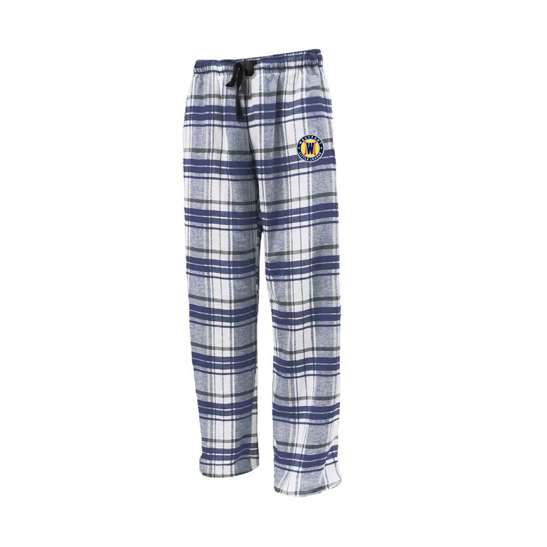 Westport LL Softball Flannels Logowear Westport LL Softball White/Navy Adult XS