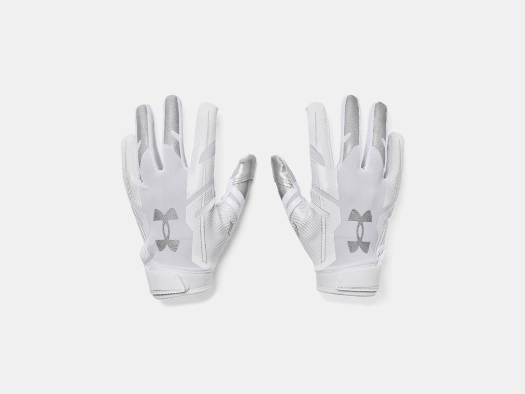 Under Armour Youth F8 Football Gloves Accessories Under Armour White-100 Youth Small 