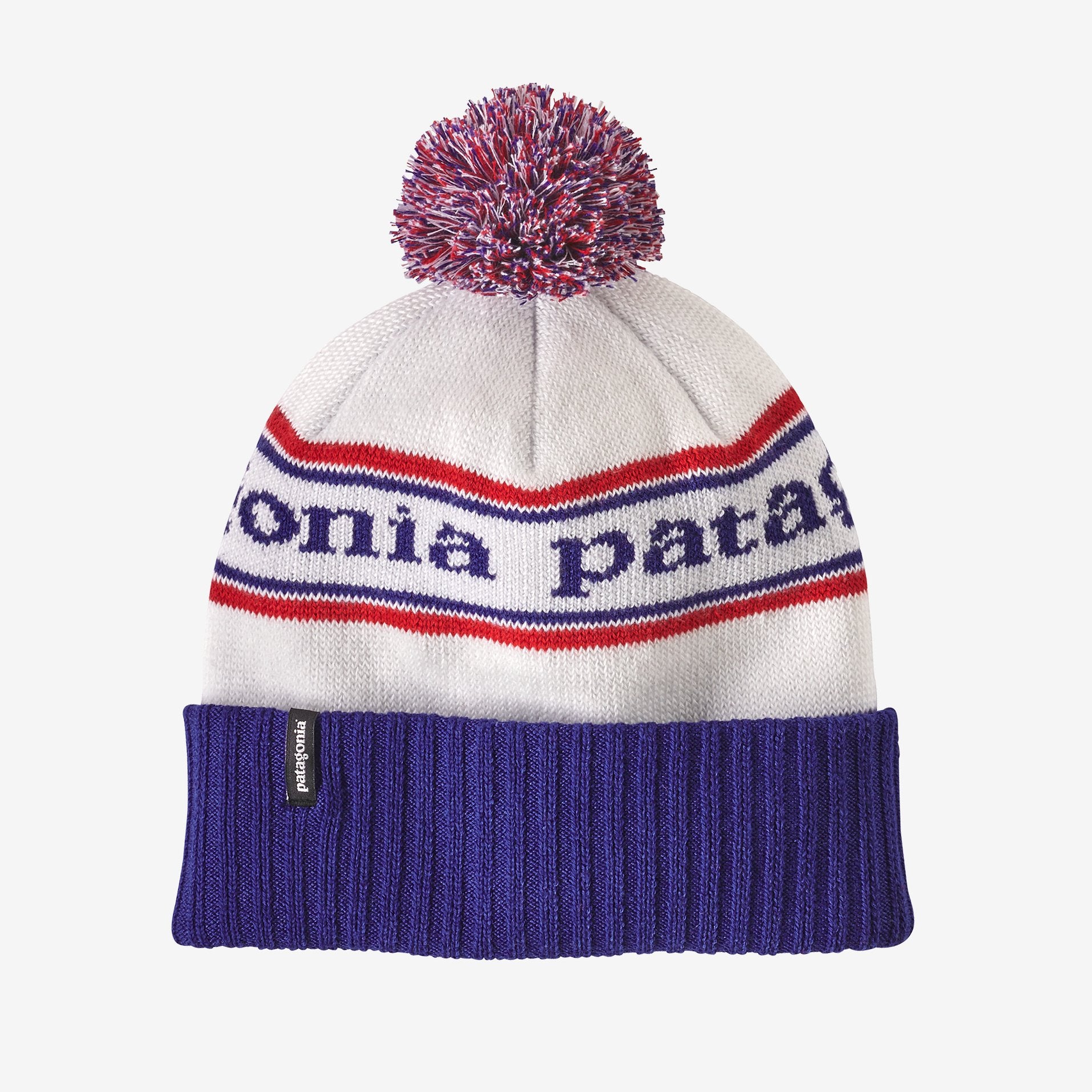 Patagonia Powder Town Beanie Accessories Patagonia Park Stripe: Viking Blue-PRVB  