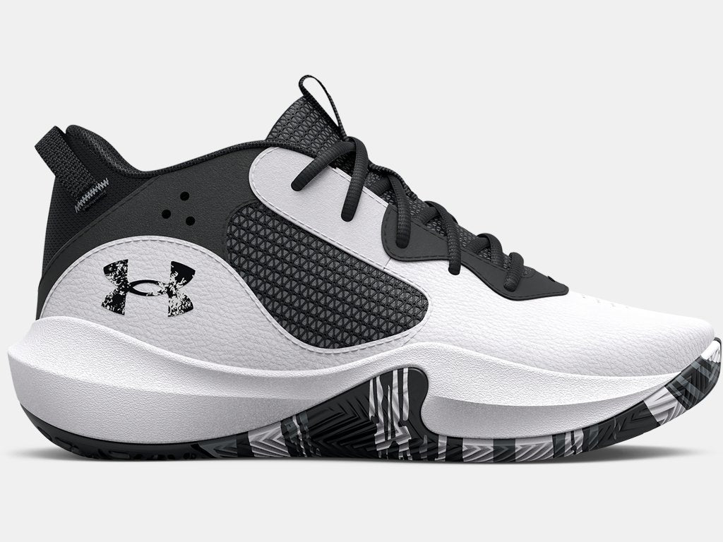 Under Armour Boys' Lockdown 6 (PS) Footwear Under Armour White/Black/Black-101 13 