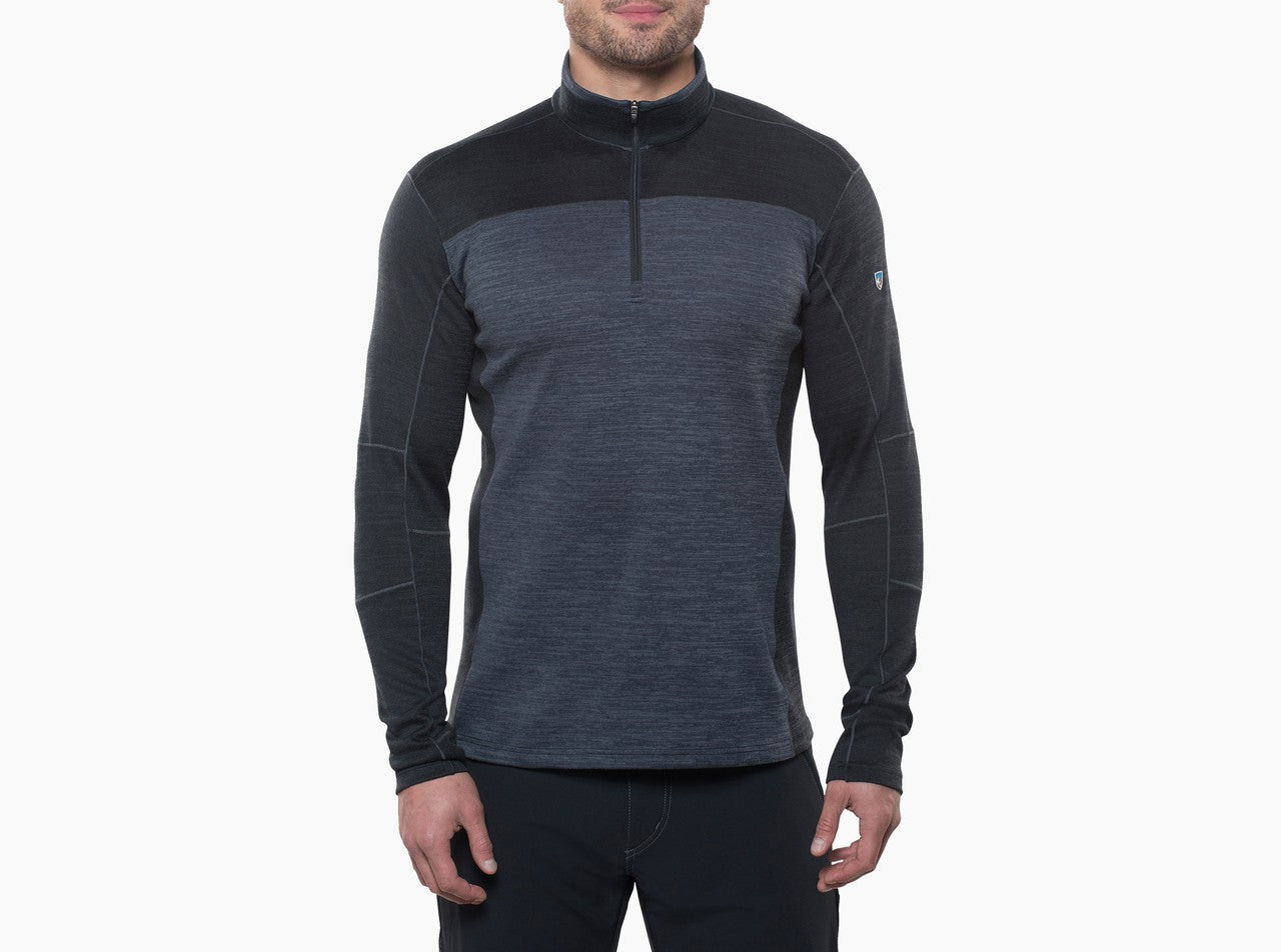 Kuhl Men's Ryzer 1/4 Zip Apparel Kuhl Black/Coal Small 
